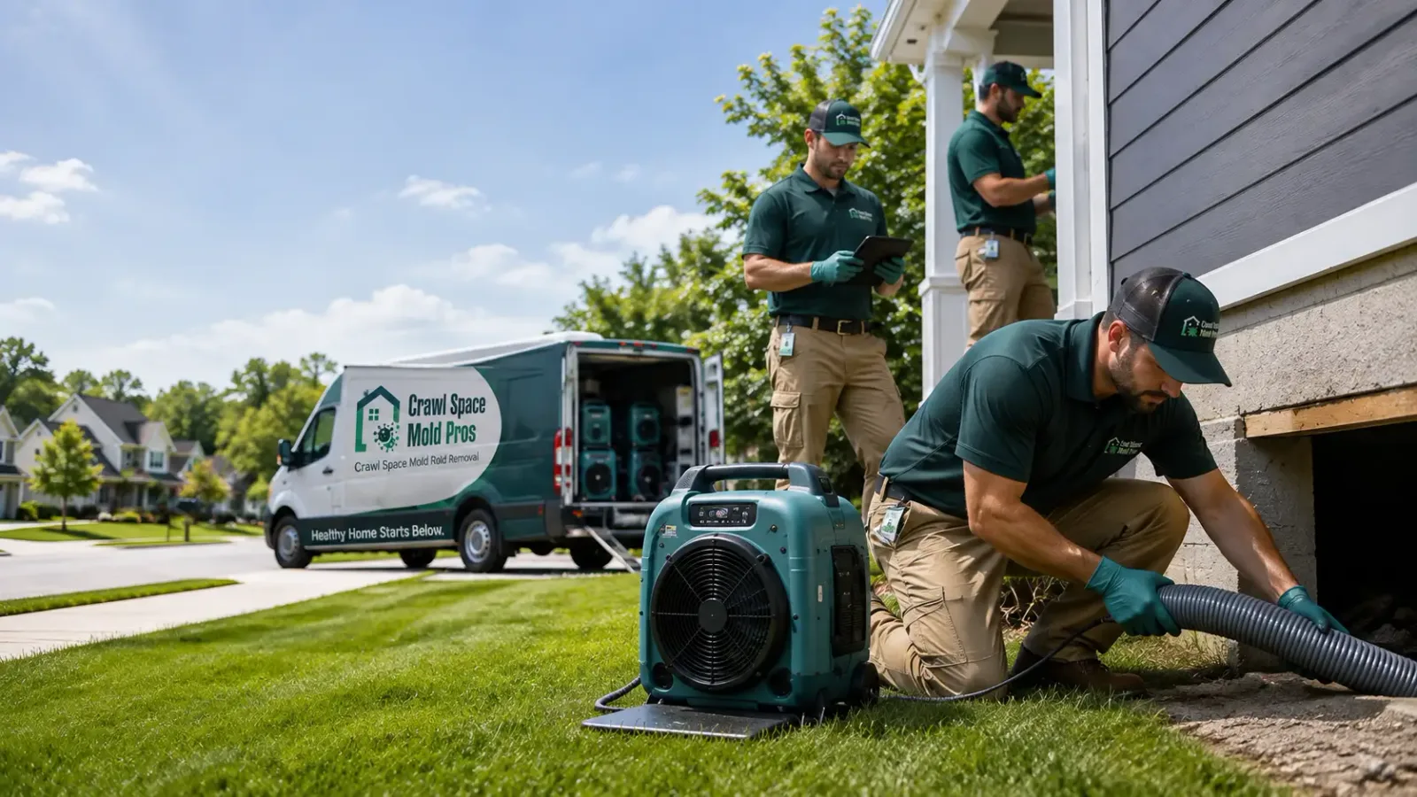 Crawl Space Mold Removal in East Troy, WI